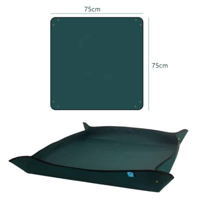 Balkon-Grünpflanztöpfe, Bodenwechsel-Bodenmatten, Heim-Pflanzmischung, Bodenverschiebung, Wasserversickerungsmatte, 75x75cm, 110x75cm, 100x100cm – Bild 9