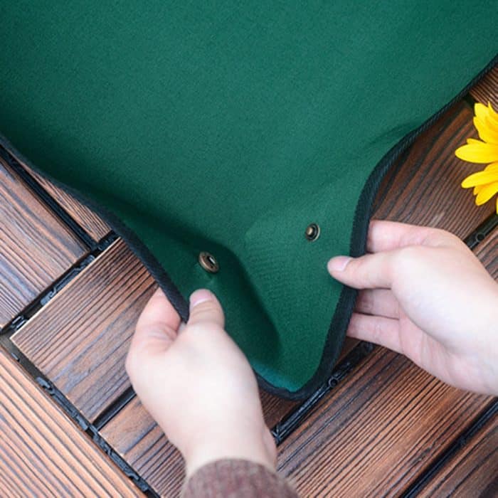 Balkon-Grünpflanztöpfe, Bodenwechsel-Bodenmatten, Heim-Pflanzmischung, Bodenverschiebung, Wasserversickerungsmatte, 75x75cm, 110x75cm, 100x100cm – Bild 5