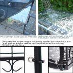 Blumenrahmen-Sonnenschutznetz, Balkon-Blumen-Sonnenschutz, Regenrahmen-Abdeckung, Baldachin, 48x24x30cm, 60x24x30cm, 79x24x30cm, 120x24x30cm – Bild 6