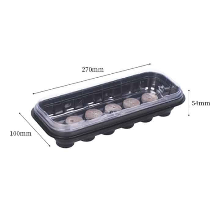 4 teile 2 in 1 Zucht Sämling Tray Gardening Seeding Box – Bild 2