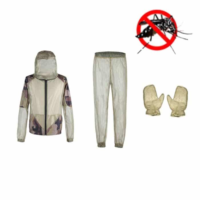 Camping Abenteuer Anti-Moskito-Biss-Anzug Sommer Outdoor Angeln Atmungsaktives Mesh Anti-Moskito-Anzug, Spezifikation:, Anti-mosquito Clothing, Anti-mosquito Pants, Three-piece Full Set – Bild 2