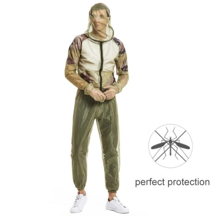 Camping Abenteuer Anti-Moskito-Biss-Anzug Sommer Outdoor Angeln Atmungsaktives Mesh Anti-Moskito-Anzug, Spezifikation:, Anti-mosquito Clothing, Anti-mosquito Pants, Three-piece Full Set – Bild 6