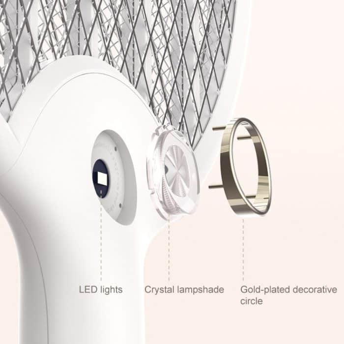 LED-Mückenklatsche, USB-Mückenvernichter, White (Without Base), Pink  (Without Base), White (With Base), Pink (With Base), Green  (Without Base), Green (With Base) – Bild 3