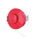 2 Stück Kunststoff Rasenmäherzubehör Nylon Mähkopf – Bild 3