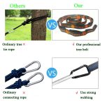 Fallschirmtuch-Anti-Moskito-Sonnenschutz mit Moskitonetz, Hängematte, Einzel- und Doppelschaukel im Freien, Luftzelt vom Boden, 250x120cm (Ink Green / Grass Green), 250x120cm (Blue / Light Blue), 250x120cm (Black / Orange), 250x120cm (Army Green)... – Bild 5