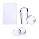 Nageldruckwerkzeug 3,6 cm Druckkopf Mattierter transparenter Schachstempel mit Deckel – Bild 4