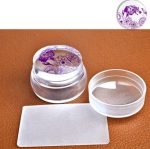 Nageldruckwerkzeug 3,6 cm Druckkopf Mattierter transparenter Schachstempel mit Deckel – Bild 6
