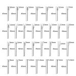 3 Stück 30 Sticks Diamant Nagellackköpfe Set Kristall Phototherapie und Schleifmaschine Zubehör Werkzeuge – Bild 6