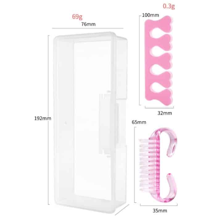 FABIYAN Farbtitan-Nagelkunst-Werkzeugset, Schere für abgestorbene Haut, Stahl-Nagelfeilenzange, 13 In 1, 14 In 1, 4 In 1, 2 In 1 – Bild 6