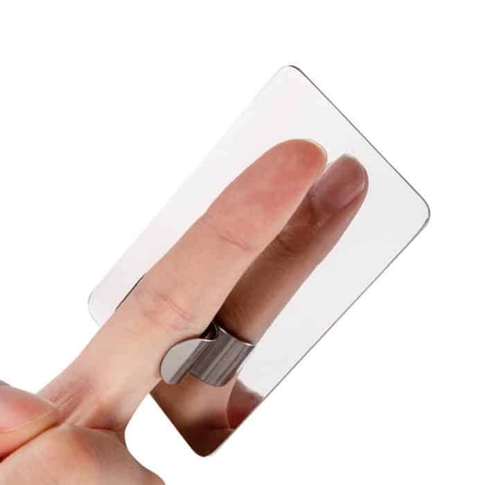 5 Sets Beauty Makeup Edelstahl Ringpalette Bemalte Palette Nagelset, Love, Love Smile, Large Square – Bild 5