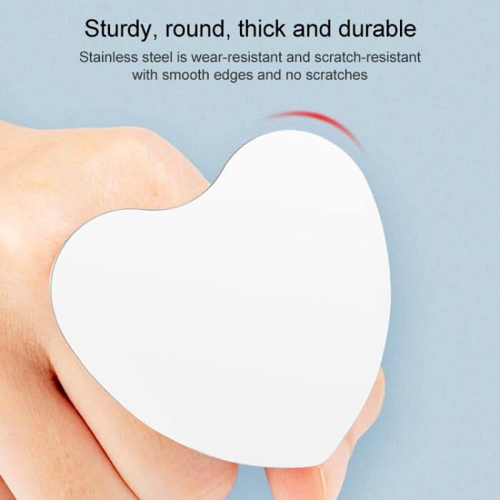 5 Sets Beauty Makeup Edelstahl Ringpalette Bemalte Palette Nagelset, Love, Love Smile, Large Square – Bild 6