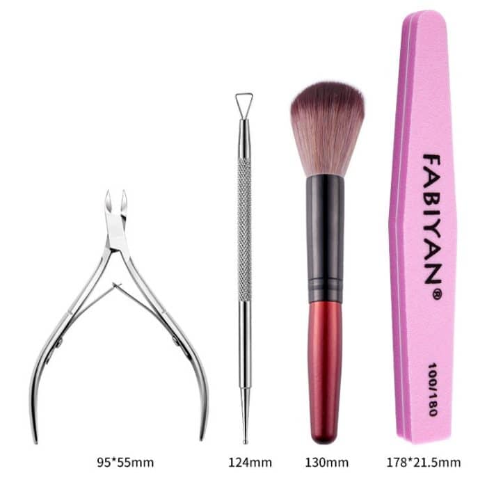 FABIYAN Nail Art Tool Set Maniküre Disarm Tool Set, 4-piece Set, 5-piece Set, 6-piece Set, 7-piece Set, 8-piece Set, 9-piece Set – Bild 4