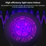 Home Schlafzimmer Lichtwelle physikalische Mückenfalle Mückenlampe, Black, Gray Purple, White Purple, Mosquito Swatter – Bild 4