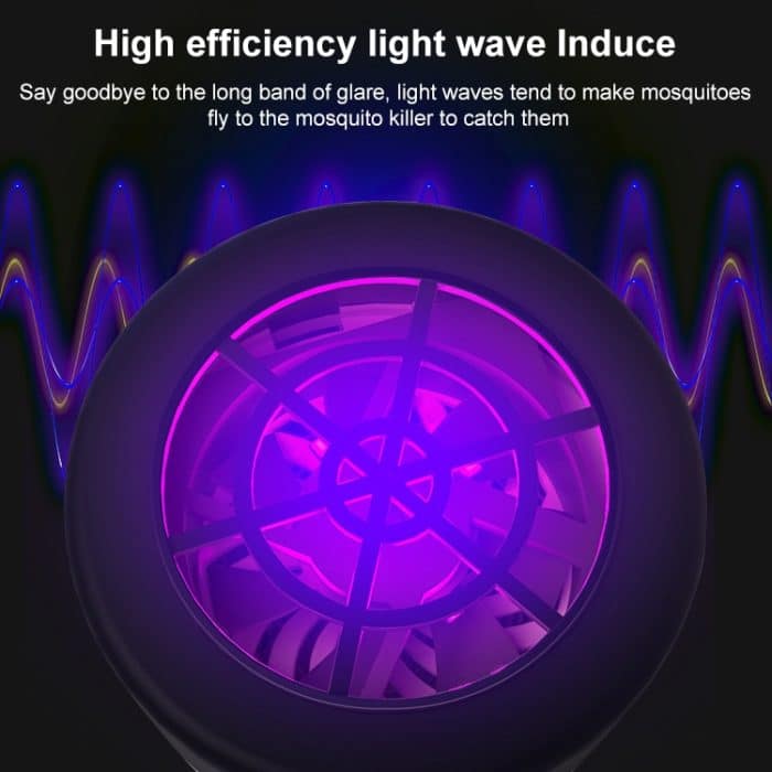 Home Schlafzimmer Lichtwelle physikalische Mückenfalle Mückenlampe, Black, Gray Purple, White Purple, Mosquito Swatter – Bild 4
