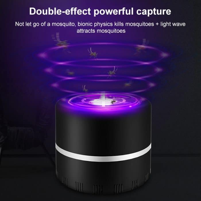 Home Schlafzimmer Lichtwelle physikalische Mückenfalle Mückenlampe, Black, Gray Purple, White Purple, Mosquito Swatter – Bild 5