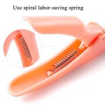 5 Stück Nagelschere, U-förmige Schere, DIY-französische Nagelschere, künstliche Nagelschere, Black, Rose Red, Blue With Hood, Black With Hood, Orange With Hood, Rose Red With Hood, Light Blue – Bild 4