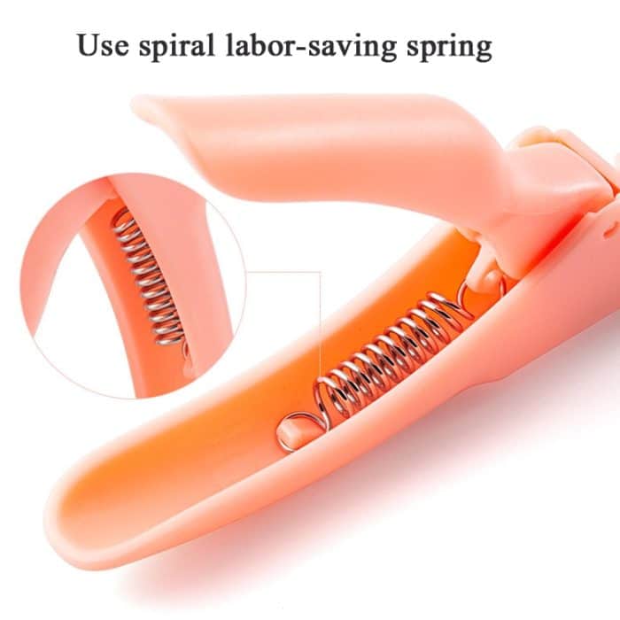 5 Stück Nagelschere, U-förmige Schere, DIY-französische Nagelschere, künstliche Nagelschere, Black, Rose Red, Blue With Hood, Black With Hood, Orange With Hood, Rose Red With Hood, Light Blue – Bild 4