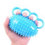 2 PCS TPR Grip Ball Rehabilitation Hemiplegie Schlaganfall Massage Fingerball, Four Fingers, Two Finger, 6cm (Light Blue), 6cm (Light Orange), 6cm (Yellow), 7cm (Sapphire), 7cm (Deep Blue), 7cm (Light Blue), 7cm (Yellow), 7cm (Light Orange)...