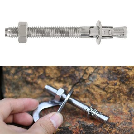 2 Stück XINDA Felsnagelstange Edelstahl-Expansionsschrauben zum Ziehen von Felsnägeln, M8 Rock Nail Pole, M10 Rock Nail Pole