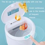 EXPED SMART Desktop Smart Induction Electric Storage Box Auto Büro Mülleimer, Spezifikation:, 3L Battery Version (White), 3L Battery Version (Khaki), 5L Battery Version (White), 5L Battery Version (Khaki), 3L USB Charging (White), 3L USB Charging (Khak... – Bild 5