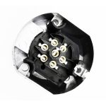 2 Stück VS171EW 7P 12V Aluminiumlegierung Anhängersteckdose EU-Stecker – Bild 6
