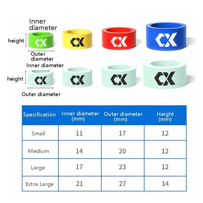 10 Stück Silikon-Angelruten-Anschlagring, rutschfester Ring – Bild 6
