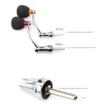 DEUKIO Ganzmetall-EVA-Rocker-Angelrollen-Rocker-Knopf aus Aluminiumlegierung für Angelrollen-Zubehör, Medium (Golden), Medium(Red), Medium (Gun Color), Large (Golden), Large (Red), Large (Gun Color) – Bild 3