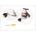 DEUKIO Ganzmetall-EVA-Rocker-Angelrollen-Rocker-Knopf aus Aluminiumlegierung für Angelrollen-Zubehör, Medium (Golden), Medium(Red), Medium (Gun Color), Large (Golden), Large (Red), Large (Gun Color) – Bild 5