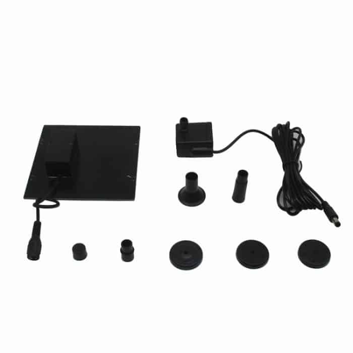 Solar-Brunnen, schwimmende Ansichten, Garten-Pool-Wasser-Szene, Lotusblatt-Blumen-Stil, Farbe, zufällige Lieferung, Lotus Leaf Flower Solar Fountain – Bild 4