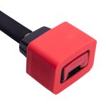 2 Stück Sicherheitsgurthalter Silikonschnalle Schutzhülle, Red, Black, Blue – Bild 2