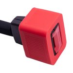 2 Stück Sicherheitsgurthalter Silikonschnalle Schutzhülle, Red, Black, Blue – Bild 5