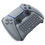 JYS-P5121 Bluetooth-Tastatur mit kabellosem Griff, kann mit externer Sprachtastatur chatten, geeignet für PS5, Hinweis: ohne Griff, JYS-P5121 (Grey)