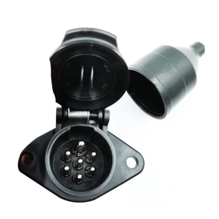 VS270E 24V 7P Steckdose Anhänger Signalübertragung Stecker EU Stecker – Bild 1
