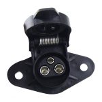 2 Stück VS130E 3P 12V PVC-Anhängeranschlussbuchse EU-Stecker