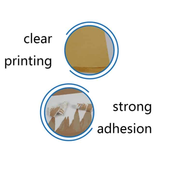 GYNP8081 100 Stück Laser-Inkjet-Markierungsaufkleber, A4-Kraftpapier, selbstklebendes Druckpapier, Dark, Light, Matte, Glossy – Bild 3