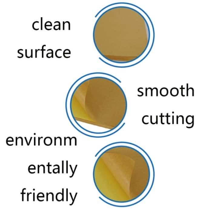 GYNP8081 100 Stück Laser-Inkjet-Markierungsaufkleber, A4-Kraftpapier, selbstklebendes Druckpapier, Dark, Light, Matte, Glossy – Bild 4