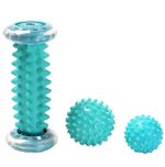 Massageball Plantarfaszienball Muskelentspannung Fitnessball Handhalteball,Stil:, Set 1, Foot Massage Wheel, Set 2, Foot Bottom + Hexagon + 9cm Tattool, Blue Foot Bottom + Bump Peanut Ball + 7cm Tattan, Green Foot Bottom + Bump Peanut Ball + 7cm Tattan...