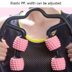 Schaumstoffschaft-Muskelmassagerolle, Yoga-Rolle, Fitnesszubehör, 4-wheel RingWater-drop Type Cherry Pink, 4-wheel Ring Water-drop Type Sky Blue, 4-wheel Ring Water-drop Type Classic Black, 4-wheel Ring Fish Bones Type Cherry Pink... – Bild 4