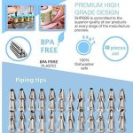 220 in 1 Kuchen Drehteller Dekorieren Düsensatz Backwerkzeug Fondantform Set – Bild 4