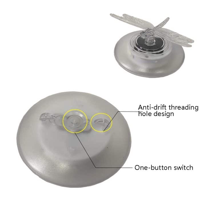 Solar-Pool-Schwimmlicht, Außenvilla, Schwimmbad, RGB-Licht, Garten-Graslicht, Butterfly, Dragonfly – Bild 4