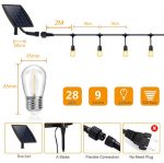 10 in 1 Outdoor Solar Birne String Lampe wasserdichte Solargartenlicht – Bild 3