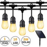 10 in 1 Outdoor Solar Birne String Lampe wasserdichte Solargartenlicht – Bild 5