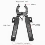 Kette Magic Buckle Zange Fahrrad Tragbarer Kunststoff-Reifenstab, Chain Magic Buckle Pliers – Bild 3