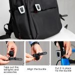 USB BIKE SAIP LIGHT NIGHT RIDING RAUM BIKE HAIL LIGHT SICHERHEIT WARNUNG – Bild 7