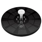 Bunter Lampenbatterie-Solarbrunnen Schwimmender Landschaftsbrunnen, Colorful Lamp Fountain – Bild 3