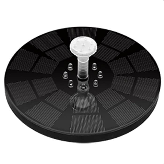 Bunter Lampenbatterie-Solarbrunnen Schwimmender Landschaftsbrunnen, Colorful Lamp Fountain – Bild 3