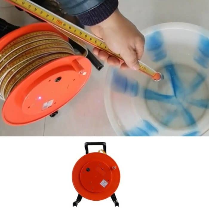 Stahllineal Wasserstandsmessgerät Bohrloch-Wasserstandsmessgerät Schichtabrechnungsinstrument, 10 Meters, 20 Meters, 30 Meters, 50 Meters, 100 Meters – Bild 7