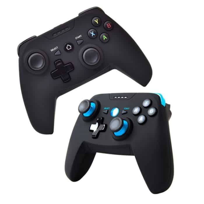 CX-X1 2,4 GHz + Bluetooth 4.0 Wireless Game Controller Griff für Android / iOS / PC / PS3, Single Handle (Black), Handle + Bracket (Black), Handle + Bracket + Receiver (Black), Single Handle (Blue), Handle + Bracket (Blue)... – Bild 2