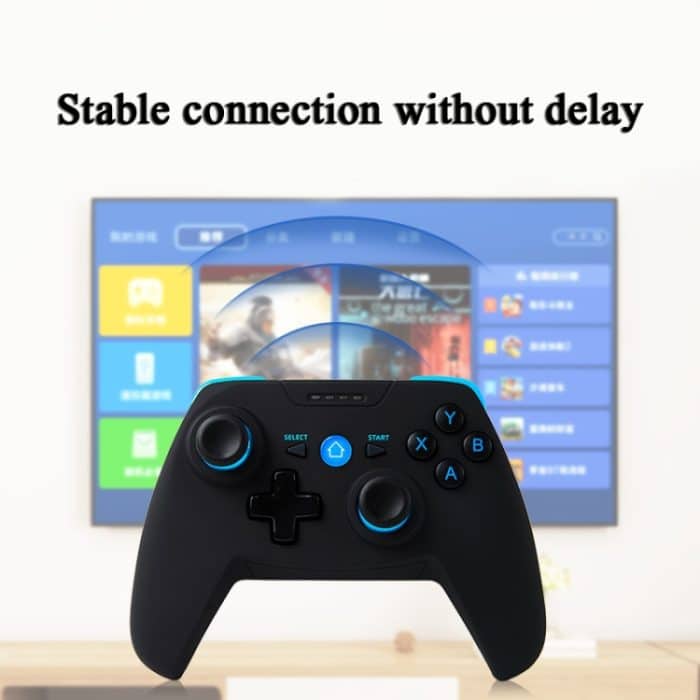 CX-X1 2,4 GHz + Bluetooth 4.0 Wireless Game Controller Griff für Android / iOS / PC / PS3, Single Handle (Black), Handle + Bracket (Black), Handle + Bracket + Receiver (Black), Single Handle (Blue), Handle + Bracket (Blue)... – Bild 4
