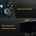 CX-X1 2,4 GHz + Bluetooth 4.0 Wireless Game Controller Griff für Android / iOS / PC / PS3, Single Handle (Black), Handle + Bracket (Black), Handle + Bracket + Receiver (Black), Single Handle (Blue), Handle + Bracket (Blue)... – Bild 6